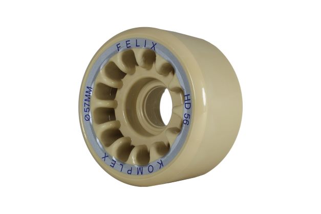 RUOTE KOMPLEX FELIX HD 56 DIAMETRO 57  CREMA